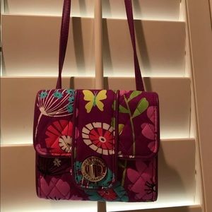 Vera Bradley Purple Paisley Crossbody